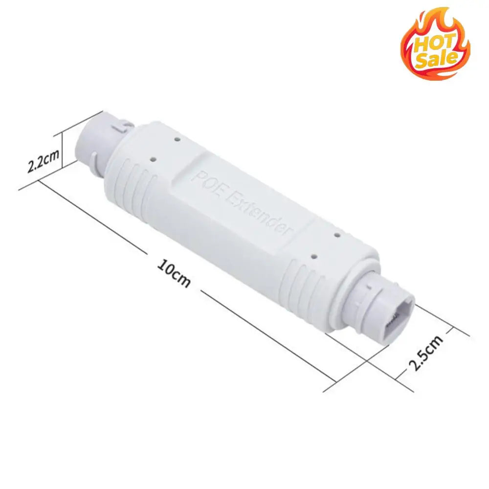 48V POE Extender/Repeater Comply with IEEE 802.3af/ 802.3at Waterproof Plug and Play 10/100Mbps for PoE Switch NVR IP Camera Oasis Select