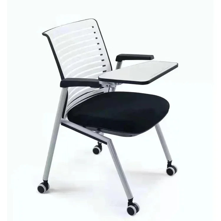 Office Staff Training Chair with Writing Board Wheels Office Chair Conference Chair Movable Folding Computer Chair Oasis Select 3