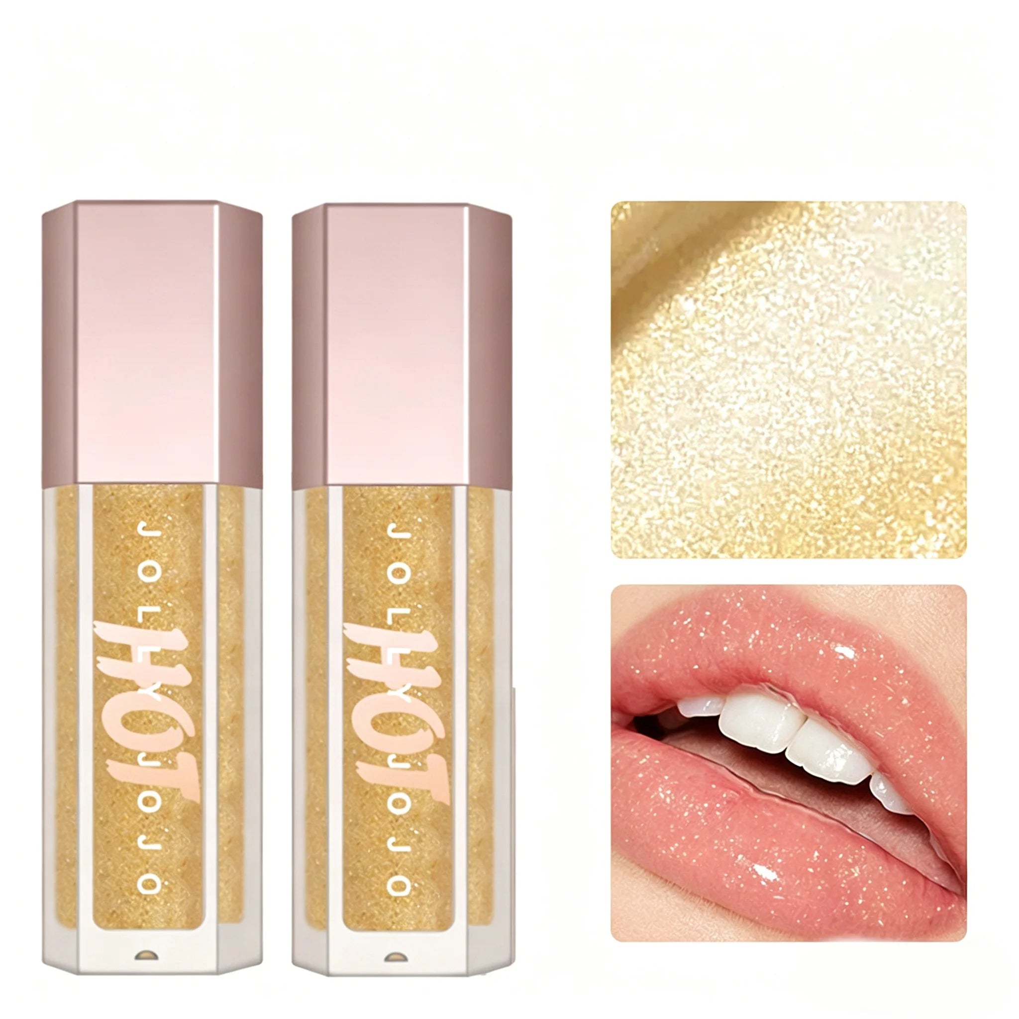 2-Pack Mirror Lip Gloss – Moisturizing Water-Glaze Lip Gloss