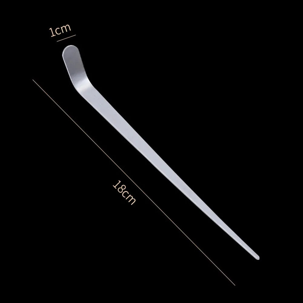 New Stainless Steel Tea Sticks Japanese Traditional Leaf Tea Scoops Leaf Spatula Kitchen Tool Oasis Select Silver Scoop