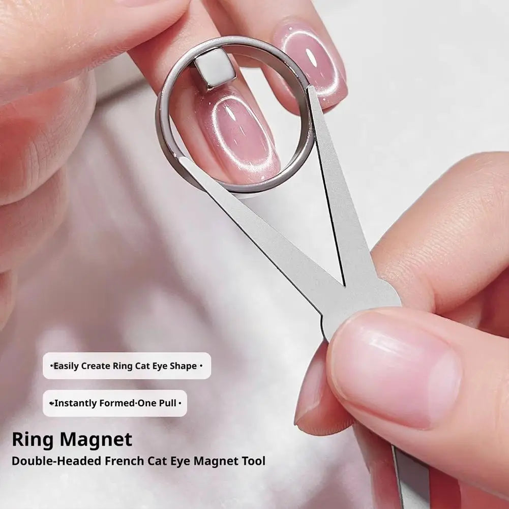 3D Cat Eye Nail Magnet Tool – Circular Magnetic Gel Polish Guide Nail Art Magnet Tool Oasis Select
