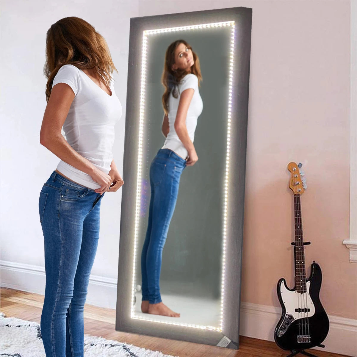1-5M Light Strip USB Powered 5V Diode Tape for Kitchen Cabinet Wardrobe StudyTable Wall Lighting Decor TV Mirror Background Lamp Oasis Select