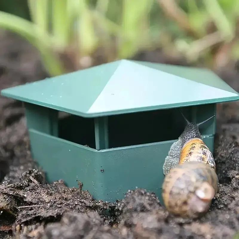 [High-Quality Snail Trap] Durable High-Quality Snail & Slug Trap - Safe Plastic Cage for Vegetables and Flowers Oasis Select
