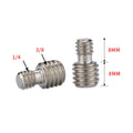 M6 1/4 Or 3/8 Male To Male Screw Mount Adapter For Camera Tripod Camera Photography Accessories Oasis Select B