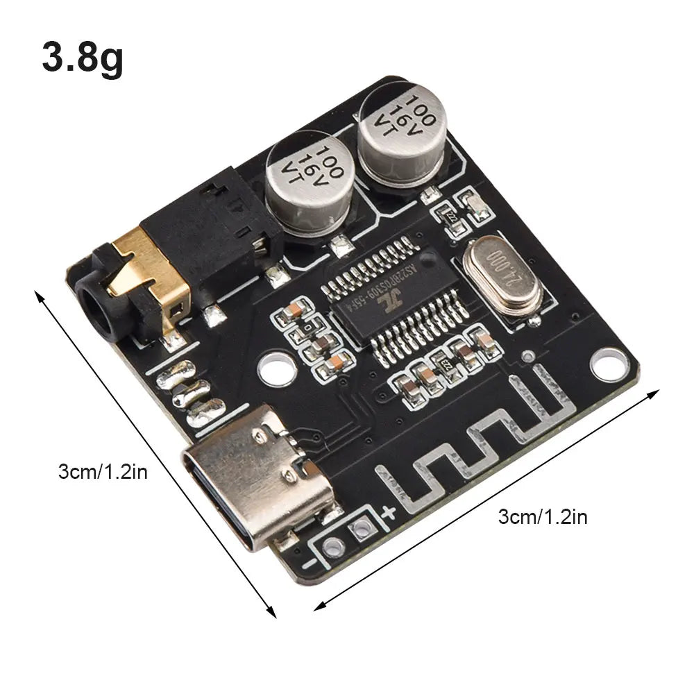 Type-C Micro USB VHM-314 MP3 BT Audio Receiving and Decoding Board 5.0 Lossless Car Audio Decoder Amplifier Module Car Speaker Oasis Select