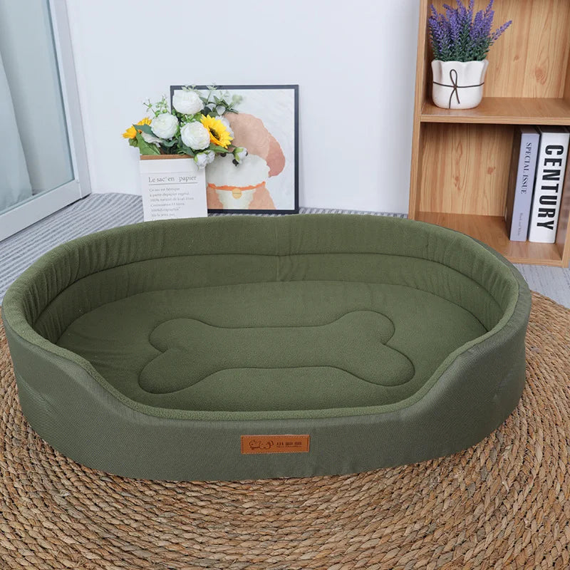 Oxford Cloth Kennel Oval Dog Four Seasons Universal High Appearance Level Shiba Inu Dog Mattress Cat Kennel Dog Bed Cat Bed Oasis Select