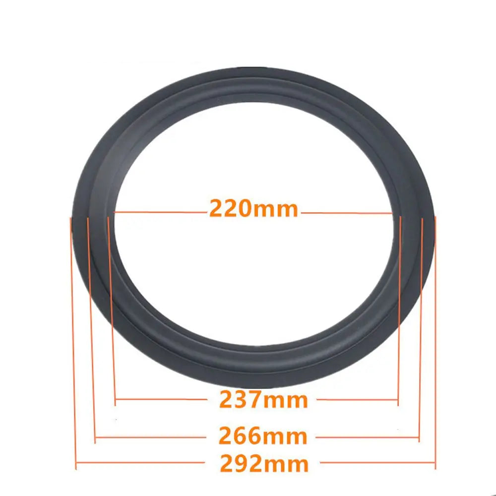Black Speaker Rubber Repair Folding Edge Ring Subwoofer Speaker Repair Accessories DIY 5 INCH 6.5INCH 8 INCH 10 12 INCH Oasis Select 12 inch