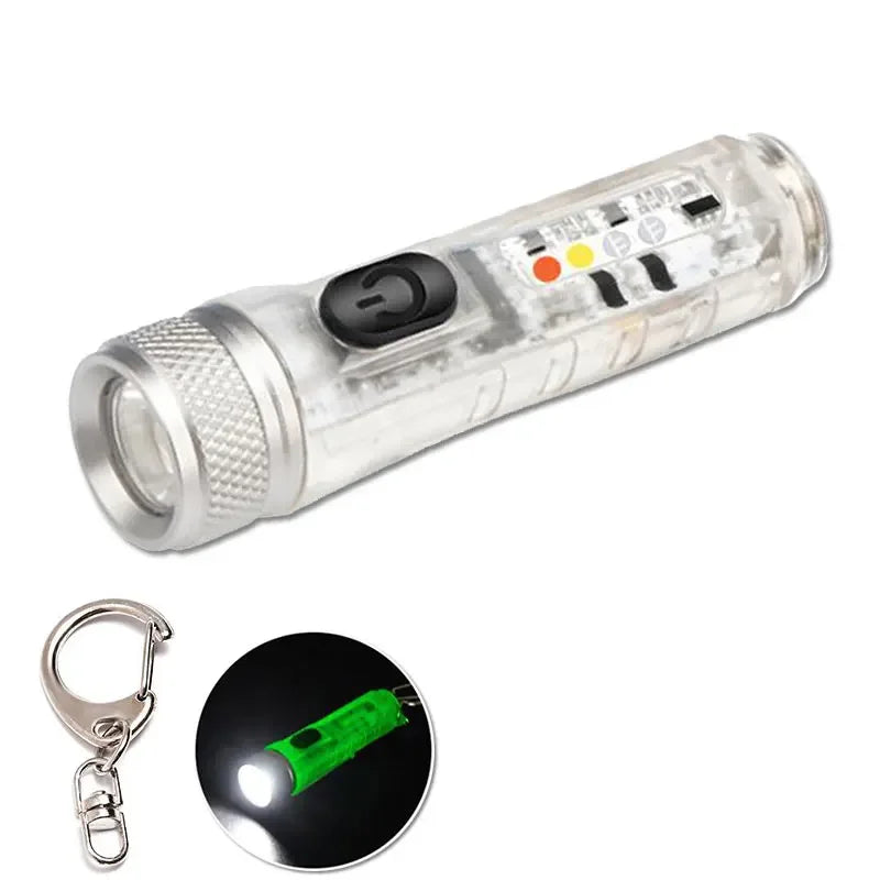 ESMARTER Mini LED Keychain Flashlight | USB-C Rechargeable Torch