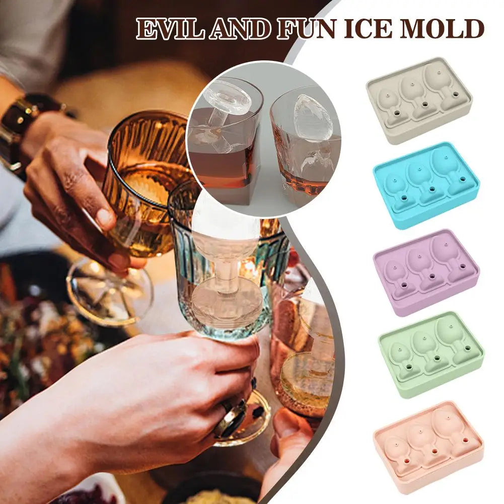 Creative Silicone Ice Cube Mold Prank Anal Plug Shaped Ice Tray Reusable Funny Cocktails Whiskey Beer Drink ice-Cube Maker Oasis Select