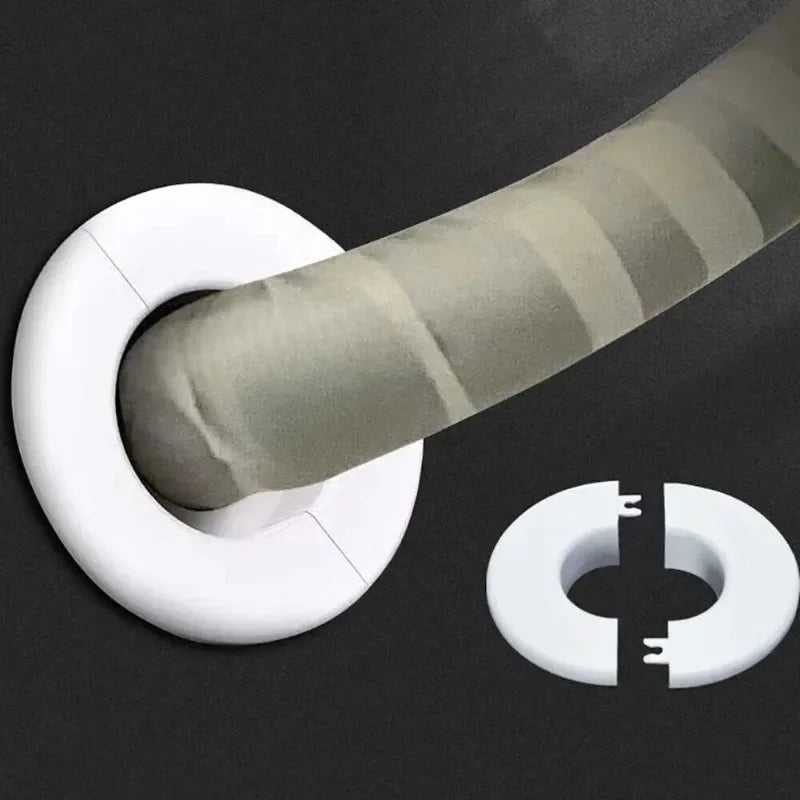 1pc Plastic Air Conditioning Pipes Wall Decorative Cover Cable Entry Cable Passage 40mm 50mm 55mm 60mm 70mm 80mm Hole Cover Oasis Select