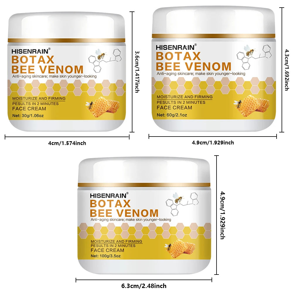 HISENRAIN Botax & Honey Anti-Aging Yellow Cream, Wrinkle Reduction & Firming Face Moisturizer, 24H Intense Hydration. Oasis Select