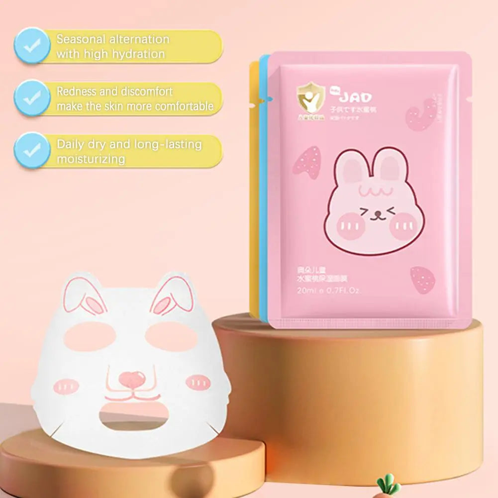 Kids Animal Sheet Masks – Gentle Moisturizing Spa 5 Pack Kids Sheet Mask Oasis Select