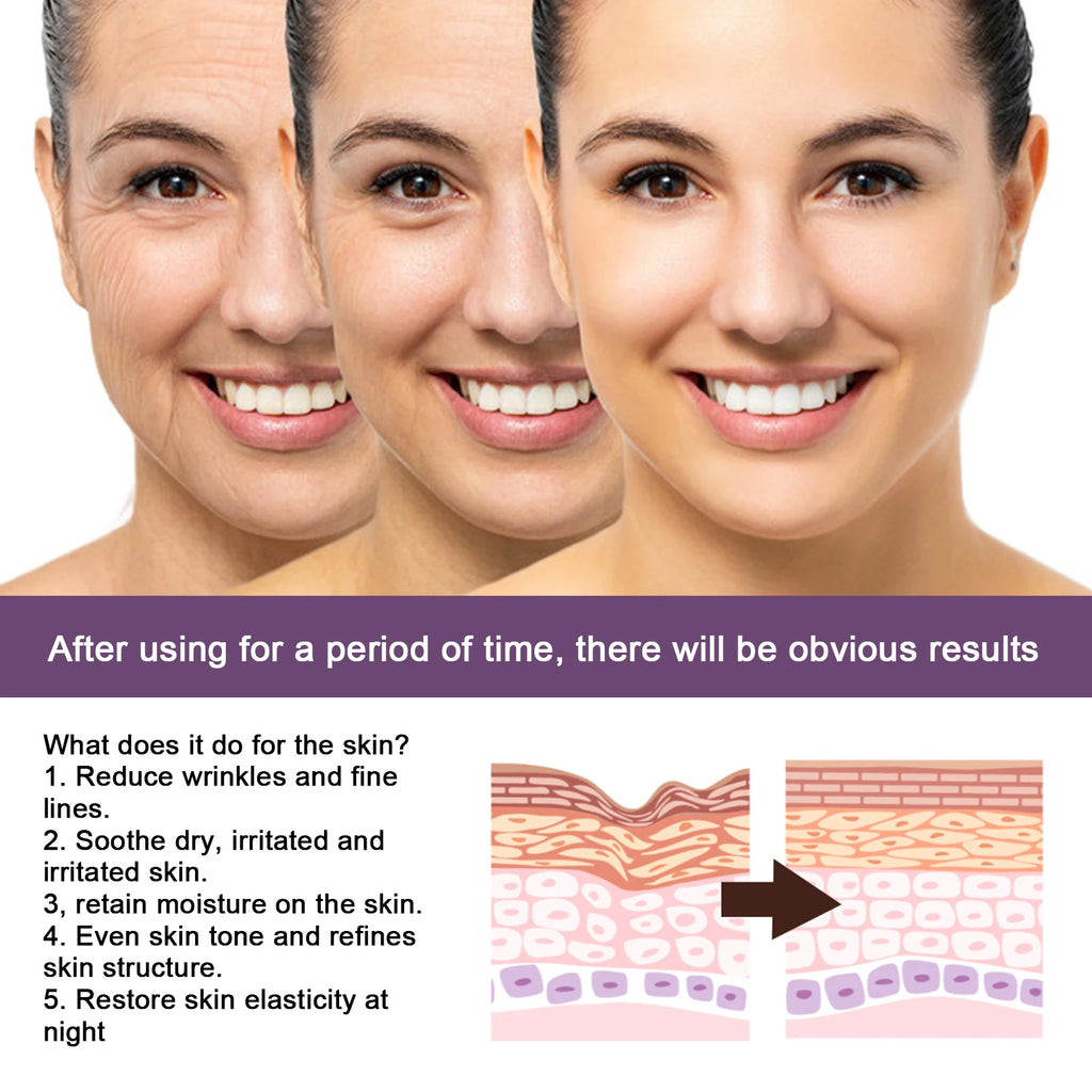 Wrinkle Remover Face Serum Anti Ag-ing Lift Firm Fade Ac-ne Fine Lines Improve Dull Hydrating Glow Recipe Original Skin Care Oasis Select