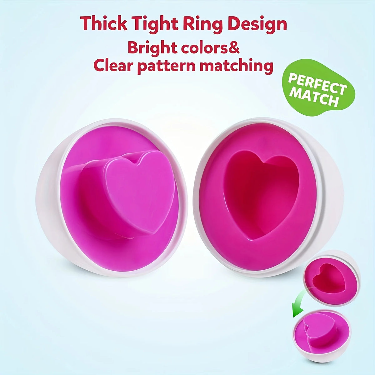 12pcs Egg Educational Matching Early Childhood Education Toy, Simulated Disassembly Eggs, Egg Filling Toy Baby Toys Easter Gift Oasis Select