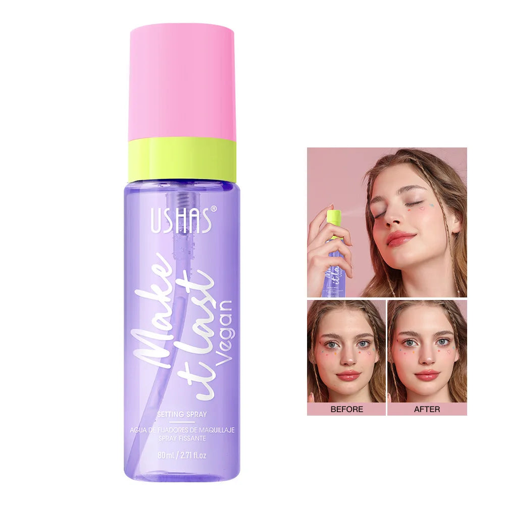 80ml Oil Control Setting Spray Waterproof Makeup Fixer Hydrating Face Mist Long Wear No Smudge Oasis Select 01