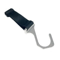 Aluminum Steering Wheel Hook With Adjustable Nylon Strap, Car Mounted Modification Oasis Select Silver