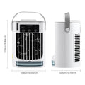 Portable USB Mist Fan 700ml – 3 Speeds, RGB Light & Timer