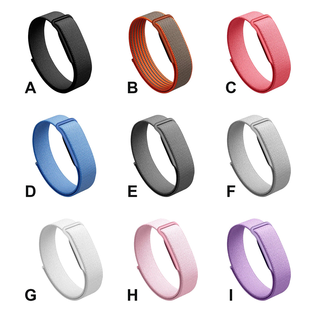 Woven Nylon Band Fitbit Air Strap Breathable Braided Watch Plastic Oasis Select