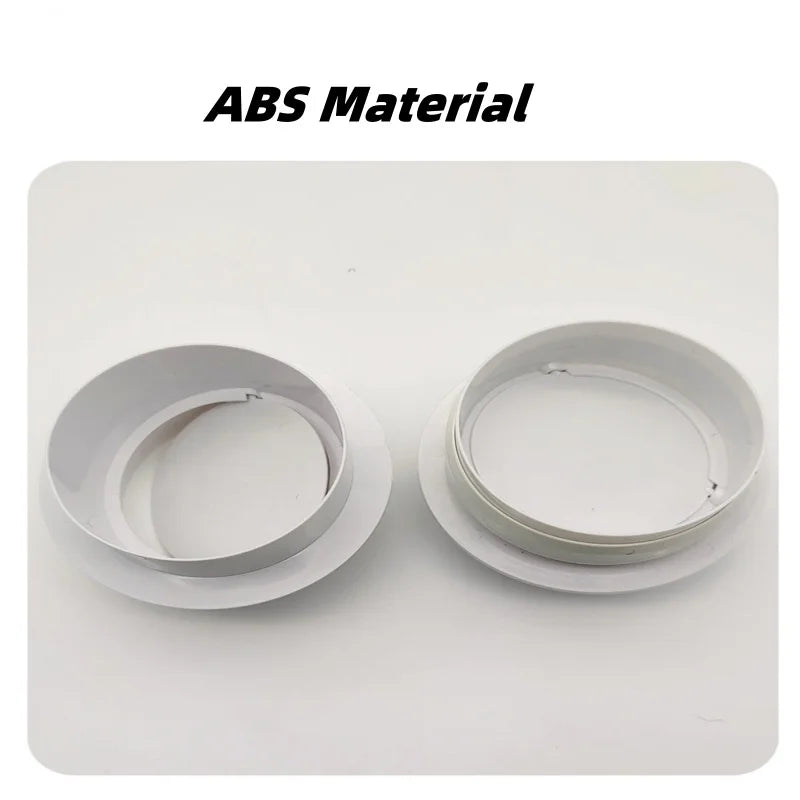 Round Pipe Check Valve Air Duct Check Ventilation Device Durable Exhaust Fan Hose Proof Ventilating Grill Kitchen Accessories Oasis Select