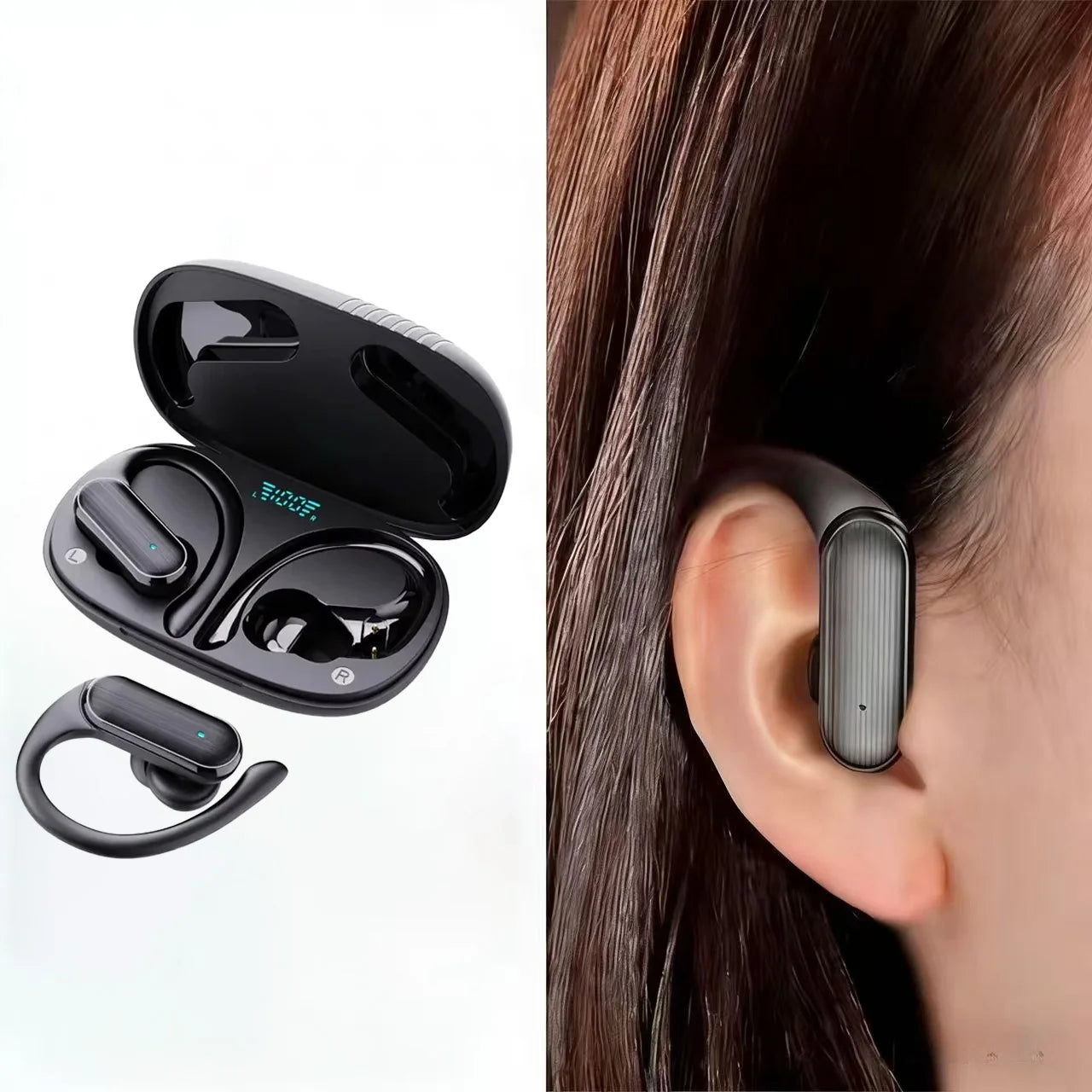 A520 Wireless Bluetooth Headset HD Sound Quality Stereo Universal Headset Touch Light Mini High Quality Earplugs Anti-Sweat Oasis Select