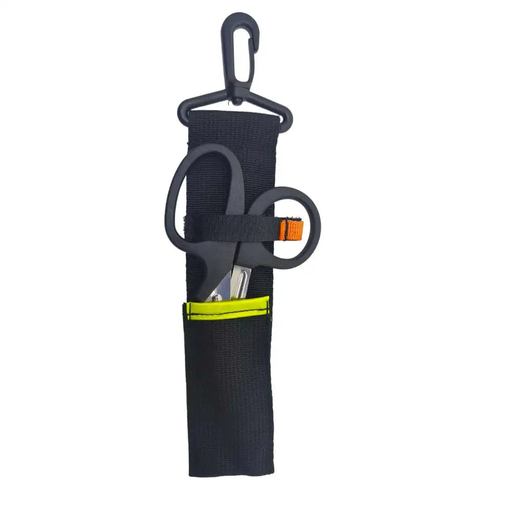 Dive Scissors Stainless Steel with Knife Sheath for Cutting Fishing Nets & Ropes Underwater Diver BCD Belt Scissors Oasis Select black