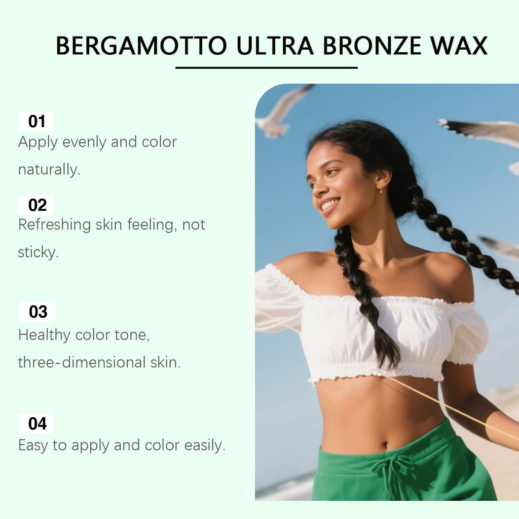 OceAura Bergamot Bronze Self-Tanner & Moisturizing Body Cream Self-Tanner Body Cream Oasis Select