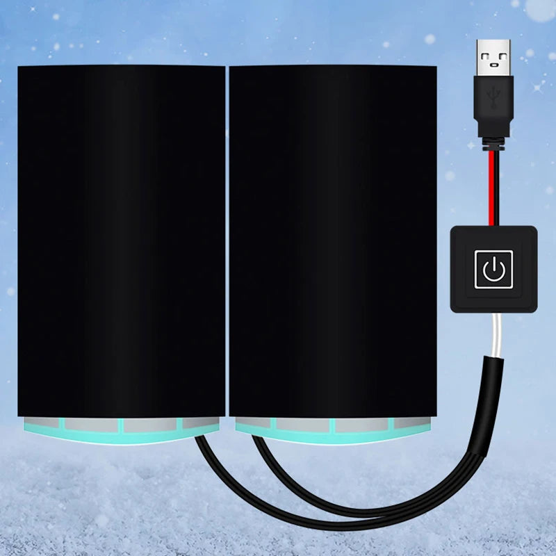 USB Heated Motorcycle Grips – Adjustable Winter Handle Warmers