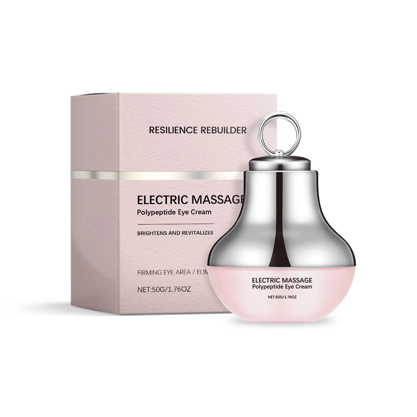 Electric Massage Polypeptide Eye Cream Brightens Revitalizes Firming Anti-Aging Dark Circles Massager Cream Firming Eye Area 50g Oasis Select 50g boxed