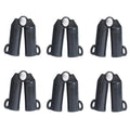6pcs Plant Support Awning Pillar A- type Fixed Clip Plant Grafting Stakes Connector Climbing Vine Bracket Garden Accessories Oasis Select Black 16mm