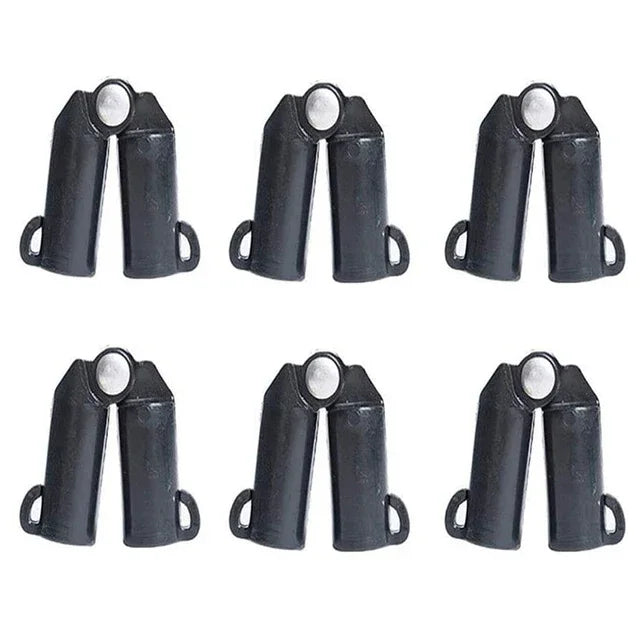 6pcs Plant Support Awning Pillar A- type Fixed Clip Plant Grafting Stakes Connector Climbing Vine Bracket Garden Accessories Oasis Select Black 16mm