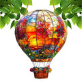 Sun Catcher Window Wall Hangable Colored Decor 2D Flat Acrylic Hot Air Balloon Sun Catcher Window Decoration for Home Garden Oasis Select Default Title
