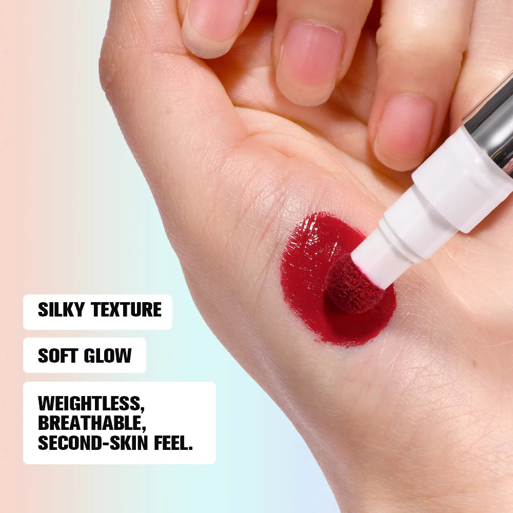 Cheek Blusher long lasting All-Day Liquid Blush makeup Silky texture blendable Colors Sponge Applicator Blush makeup Oasis Select
