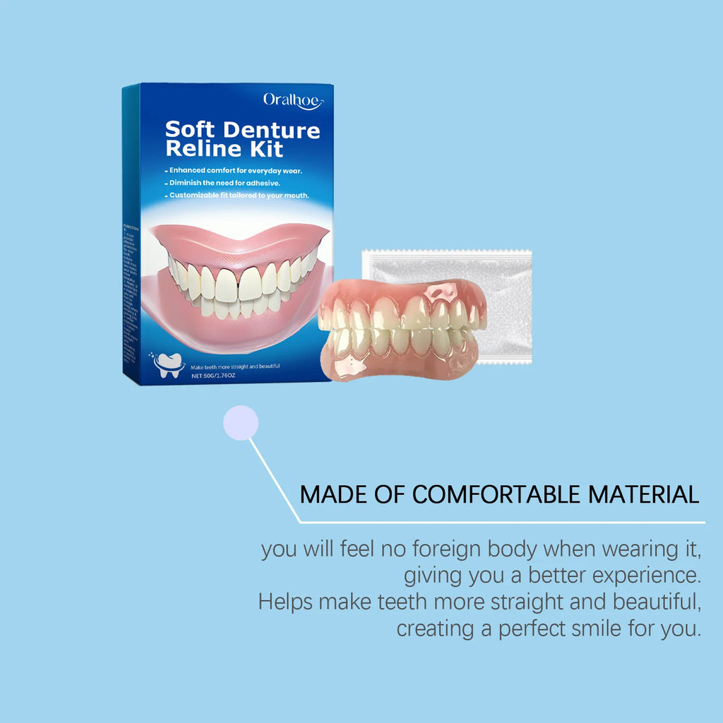 Cosmetic Tooth Veneer & Denture Set – Fills Gaps Cosmetic Tooth Kit Oasis Select