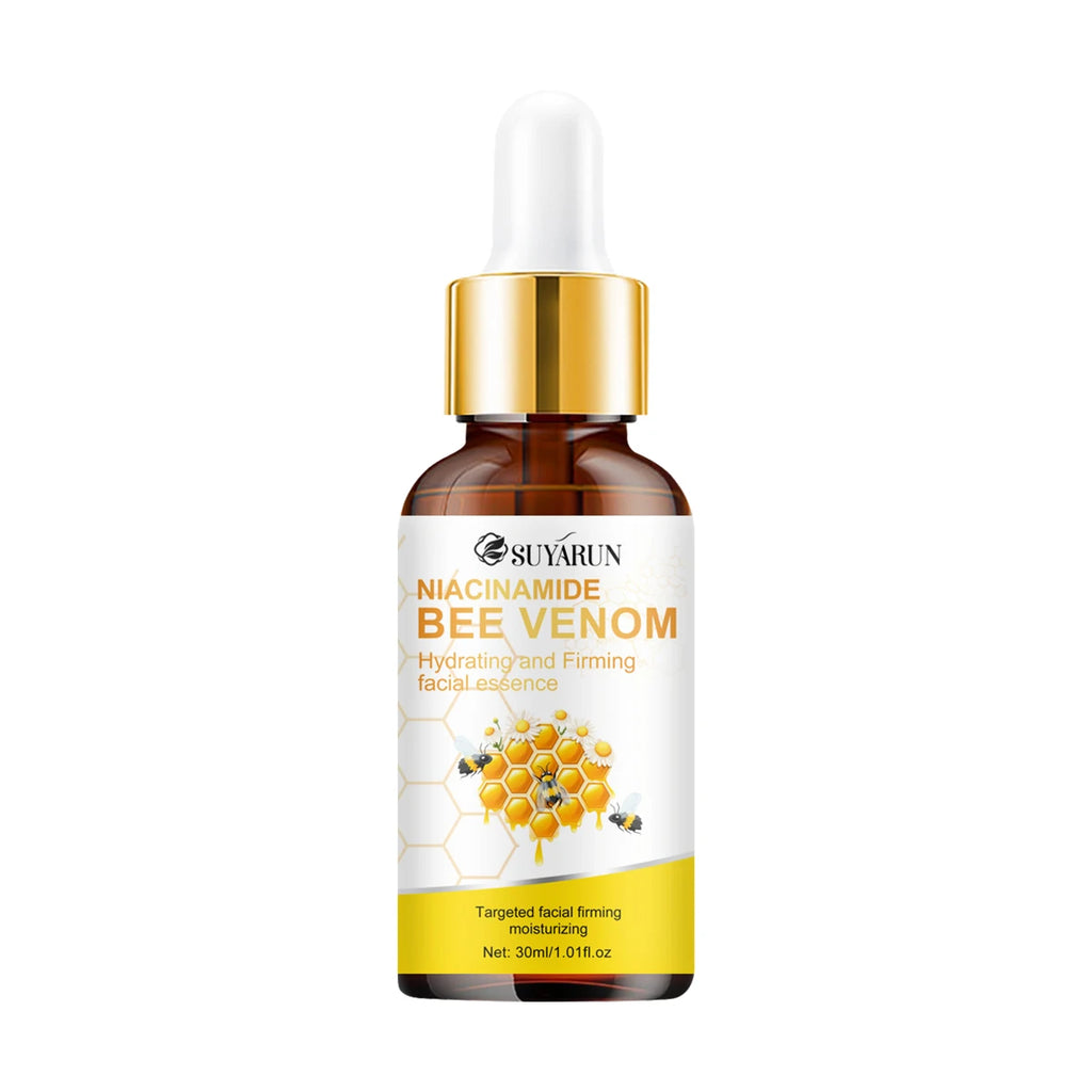 SUYARUN Niacinamide & Bee Venom Serum - Anti Aging Brightening Face Essence, Moisturizing Skin Care for Dark Spots & Wrinkles. Oasis Select 30ml