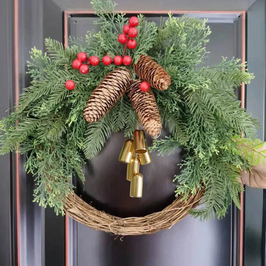 2025 Christmas Wreath Boho Wreath Christmas Day Wreath Home Decoration Door Wall Decoration, Christmas Festival Wreath Decor Oasis Select
