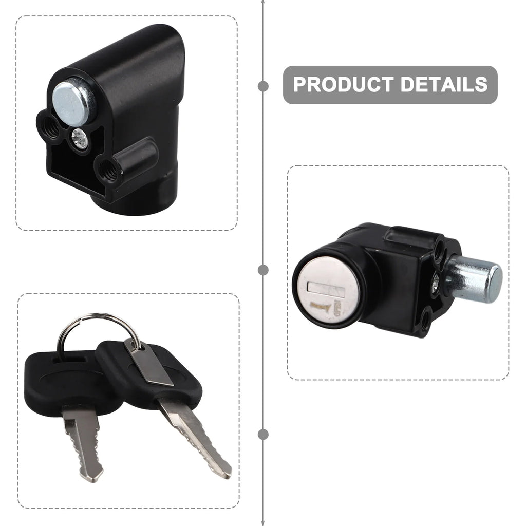 1set For Hailong Battery Case Power Lock & Key For Hailong 1 Battery Case 1-2 Battery Ebike Lock Cycling Accessories Oasis Select