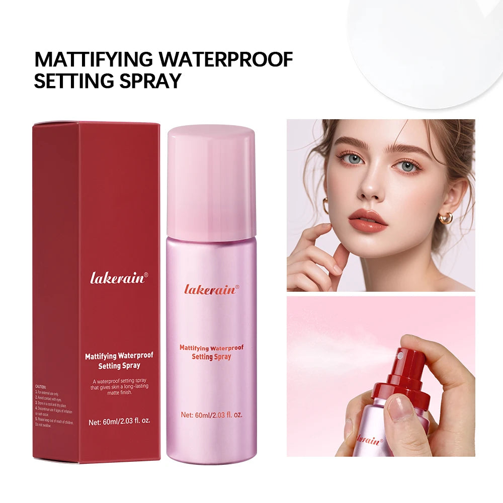 Setting Sprap Waterproof Matte For All Skin Makeup Control Oil Color Rendering Hold Makeup For Base Makeup And Makeup Non-Sticky Oasis Select Pink