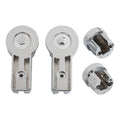 1-Set Bath Hinge Brackets Shower Screen Hinges ABS Chrome Plating Shower Holder Household Bathroom Replacement Spare Parts Oasis Select China Mainland