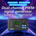 DC 5-24V Dual Signal Generator Square Pulse Wave Frequency Meter 1Hz-150kHz Output PWM150 for Electrician Tool Oasis Select Default Title