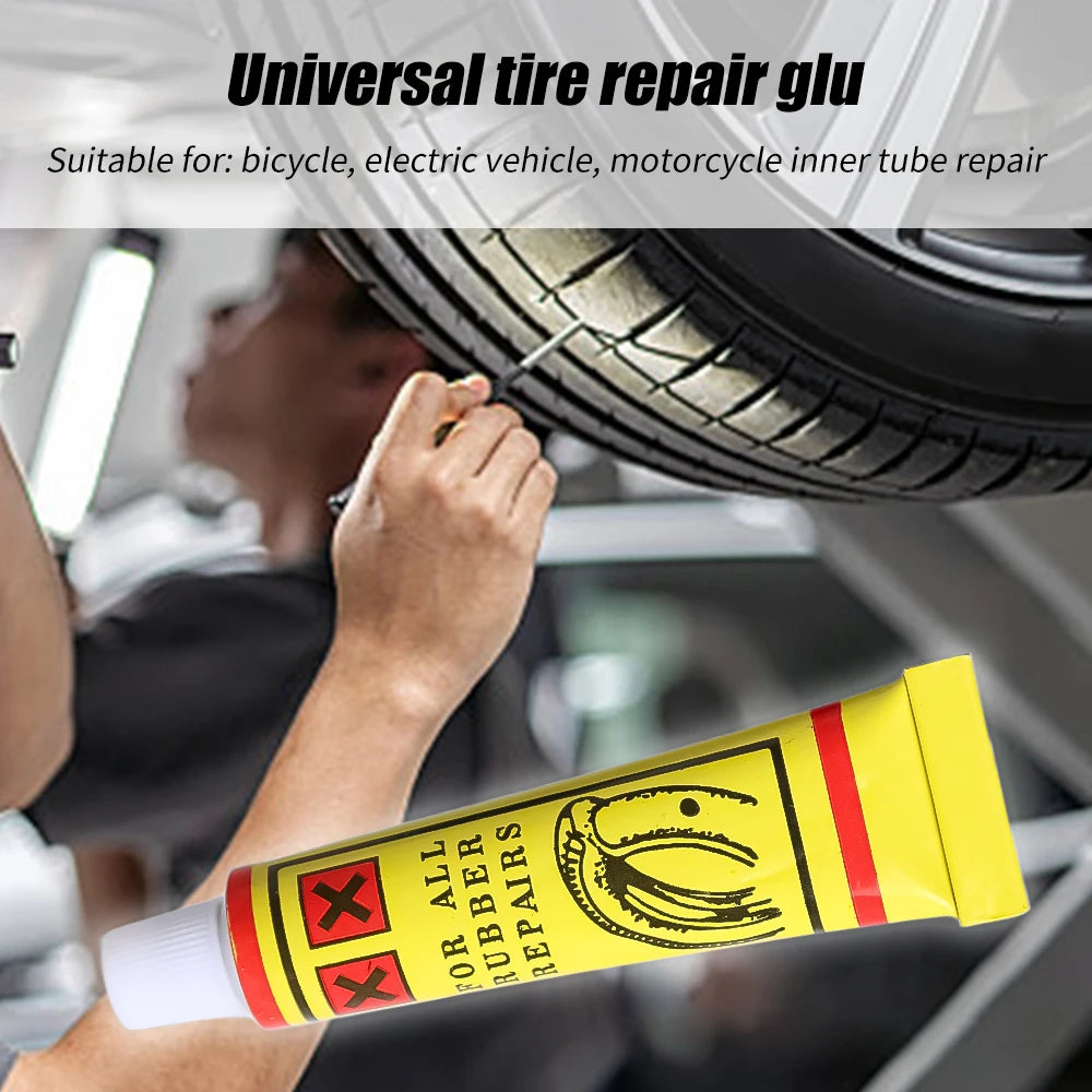 30-5pcs Car Motorcycle Bicycle Tire Repairing Glue Inner Tube Puncture Repair Glue Agent Emergency Portable Repairing Tyres Oasis Select