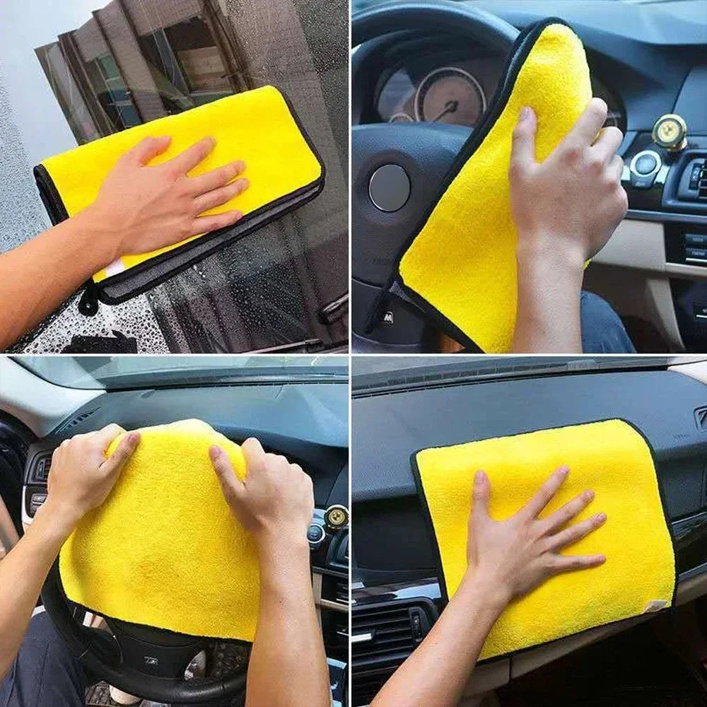 3/5/10Pcs Car Wash Microfiber Towel 30*30CM / 30*60cm Car Cleaning Drying Cloth Care Cloth Car Wash Towel Kitchen Towel Oasis Select