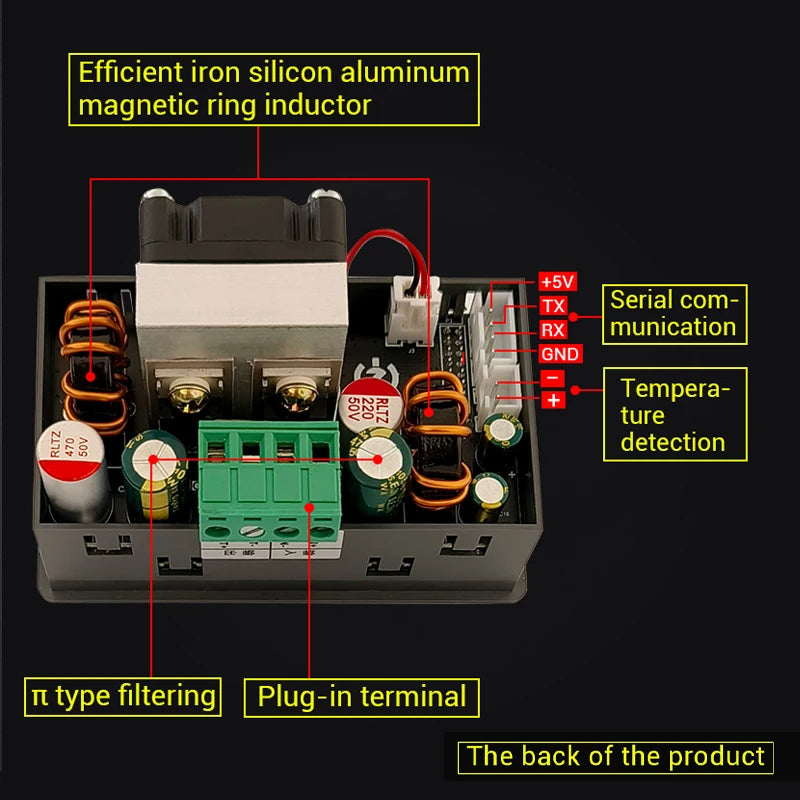 SK150C 150W DC Buck Boost Converter 7-36V Power Module Adjustable Regulated Laboratory Voltage Power Supply Oasis Select Default Title