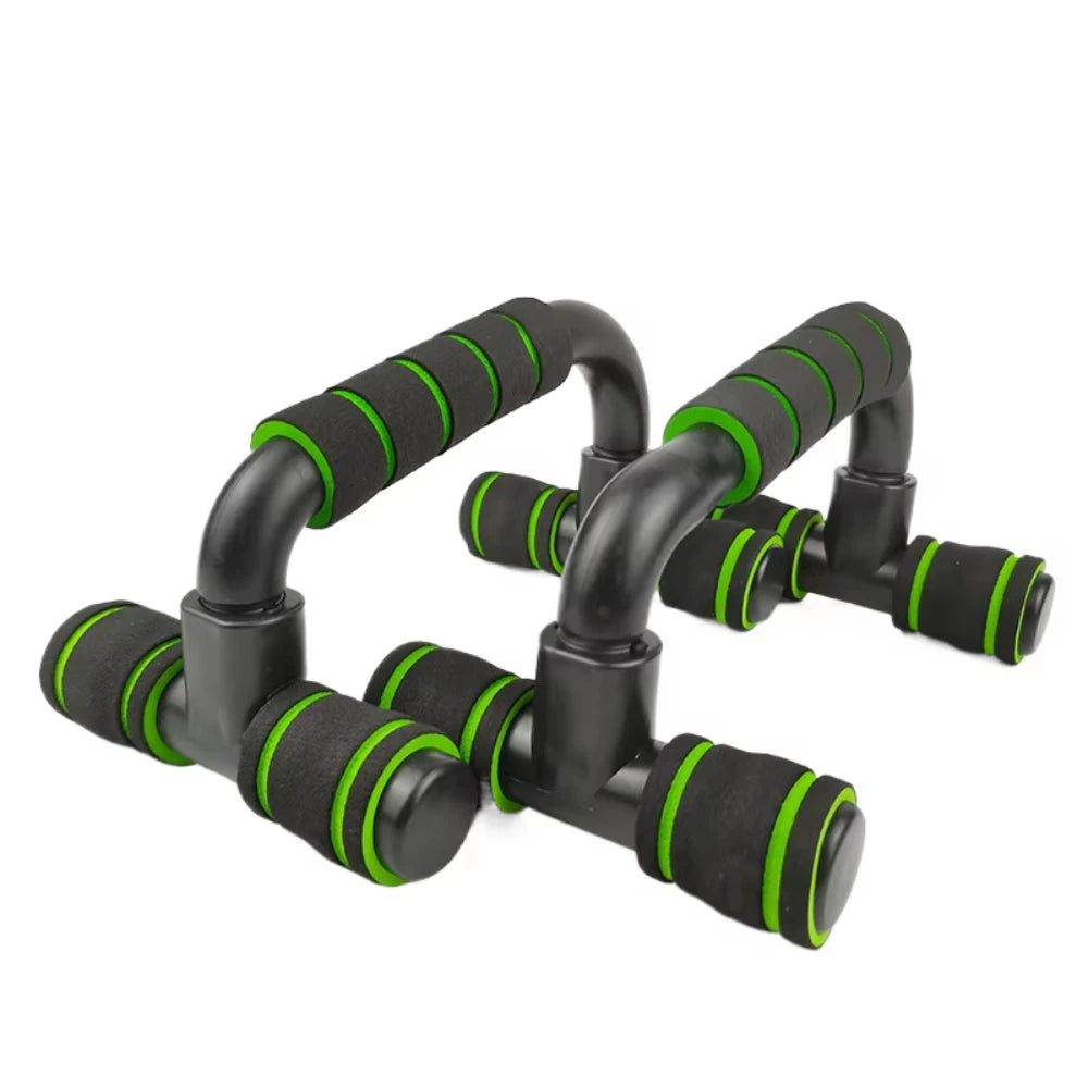 Non-Slip Push Up H-Shaped Support Bar Stand Home Fitness Power Rack Gym Handles Pushup Bars Exercise Arm Chest Muscle Training Oasis Select Green