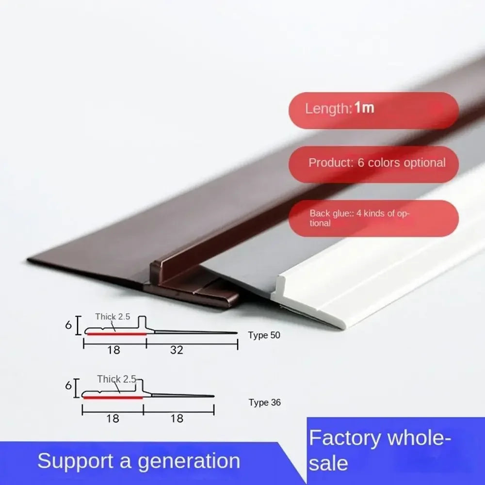 Noise Reduction Door Draft Stopper Self-adhesive Insect Prevention Weather Stripping Thickened 100cm Sound Barrier Bedroom Oasis Select