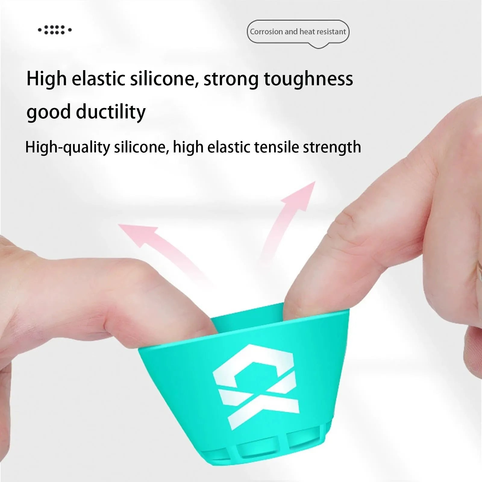 New Rod Back Block Silicone Protective Cover Fishing Rod Handle Protective Case Cover Block Non-slip Fishing Tackle Accessories Oasis Select