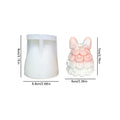 Christmas Bow Christmas Tree Aromatherapy Candle Silicone Mold DIY Plaster Resin Ornament Mold for Xmas New Year Home Decor Oasis Select White