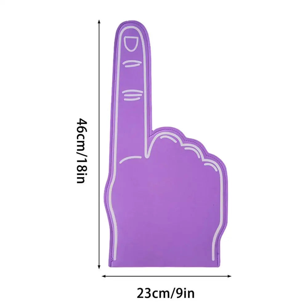 1PC Gladiators Foam Finger giant foam finger inspired sports games by sports fans' fingers Cheerleading Props for Sports Events Oasis Select Purple