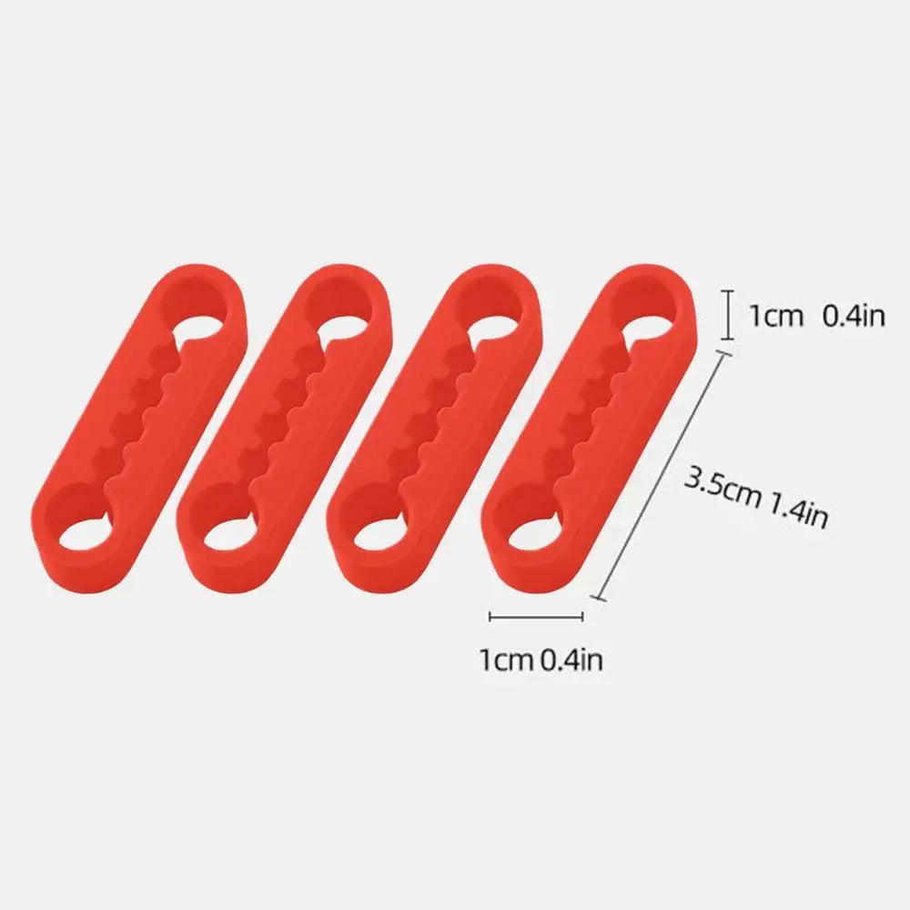 Car Shock Absorber Easy Installation Silicone Damper Cushion Car Door Shock-Absorbing Cushion for Vehicles RV Truck Automotive Oasis Select Red