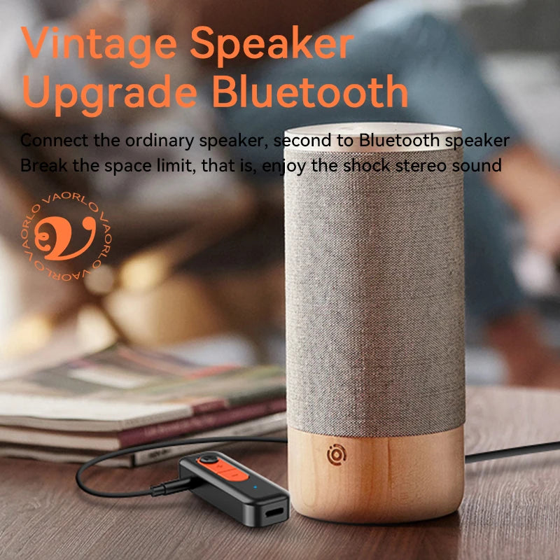 Bluetooth 5.4 Car Kit AUX Audio Adapter 2 IN 1 Receiver Transmitter Wireless HiFi Stereo Music 3.5MM With Mic Call For Speaker Oasis Select