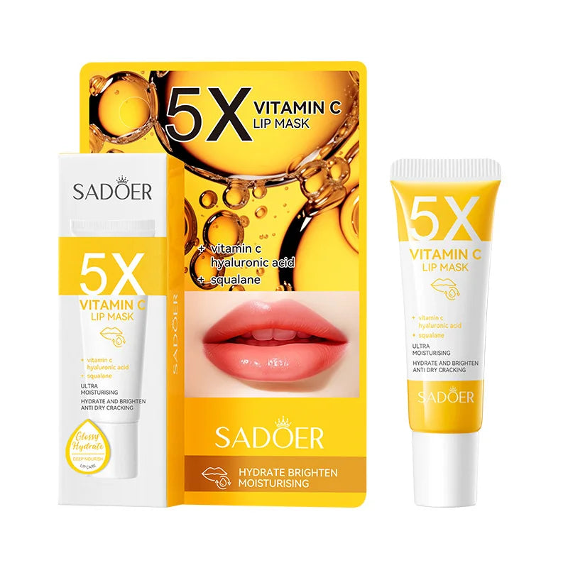 SADOER Niacinamide Lip Mask Balm – Ceramide & Vitamin C 10g Tinted Lip Mask Oasis Select vitamin C